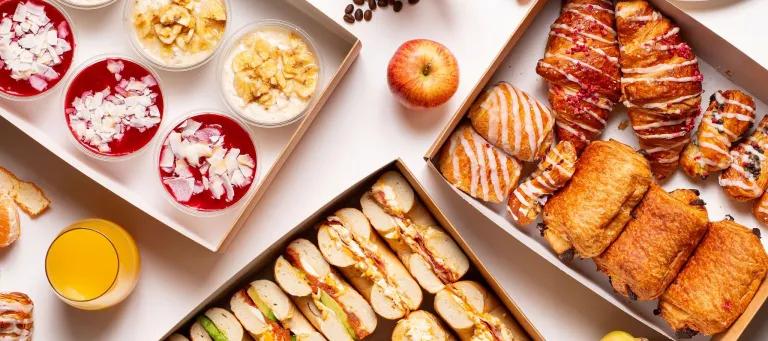 UoEats breakfast spread