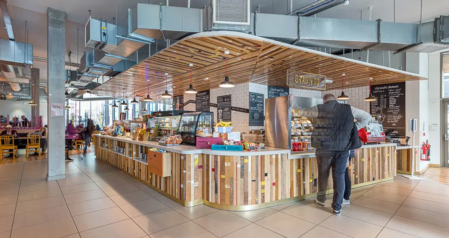 Levels cafe interior