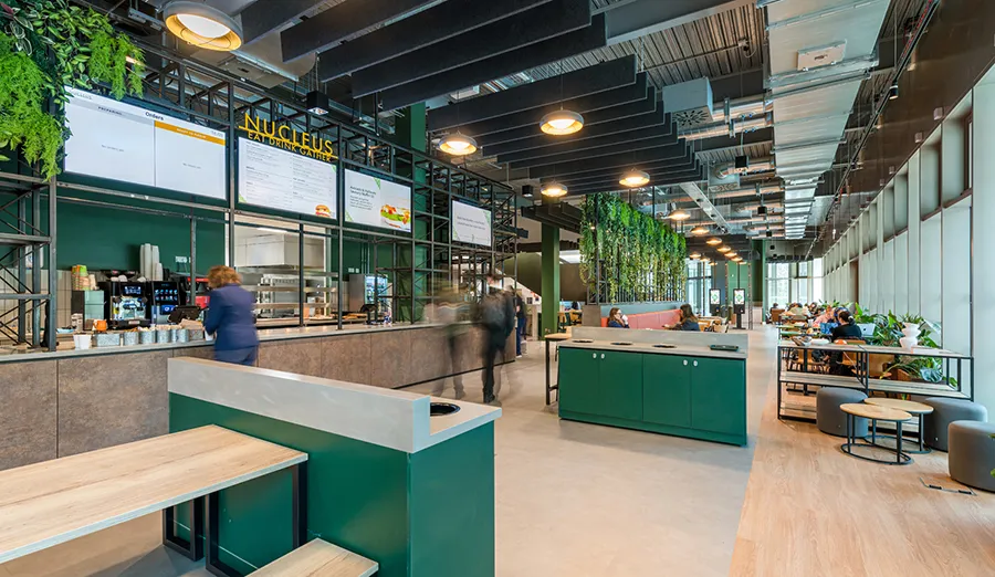 Nucleus Kings Buildings cafe interior