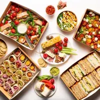Sandwiches, wraps and platter
