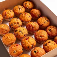 mini muffins in a box