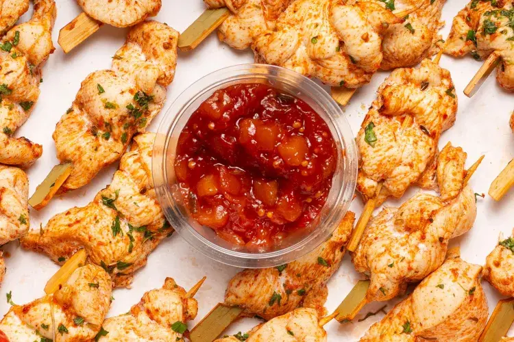 chicken skewers